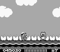 une photo d'Ã©cran de Adventure Island sur Nintendo Game Boy